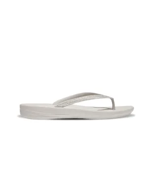 Fitflop iQushion Sparkle Tiptoe Grey