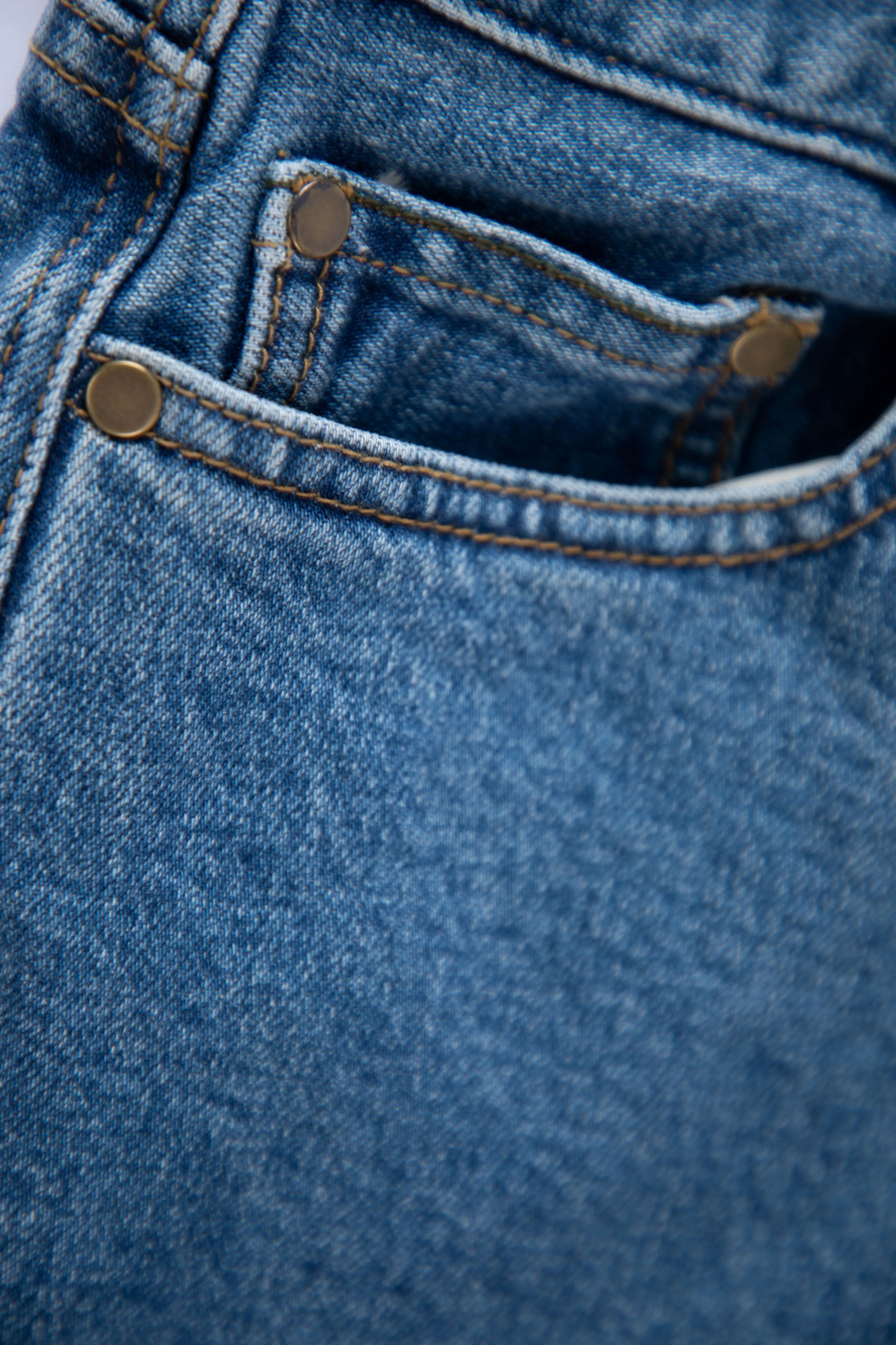 Five Pocket Denim Wide Legs