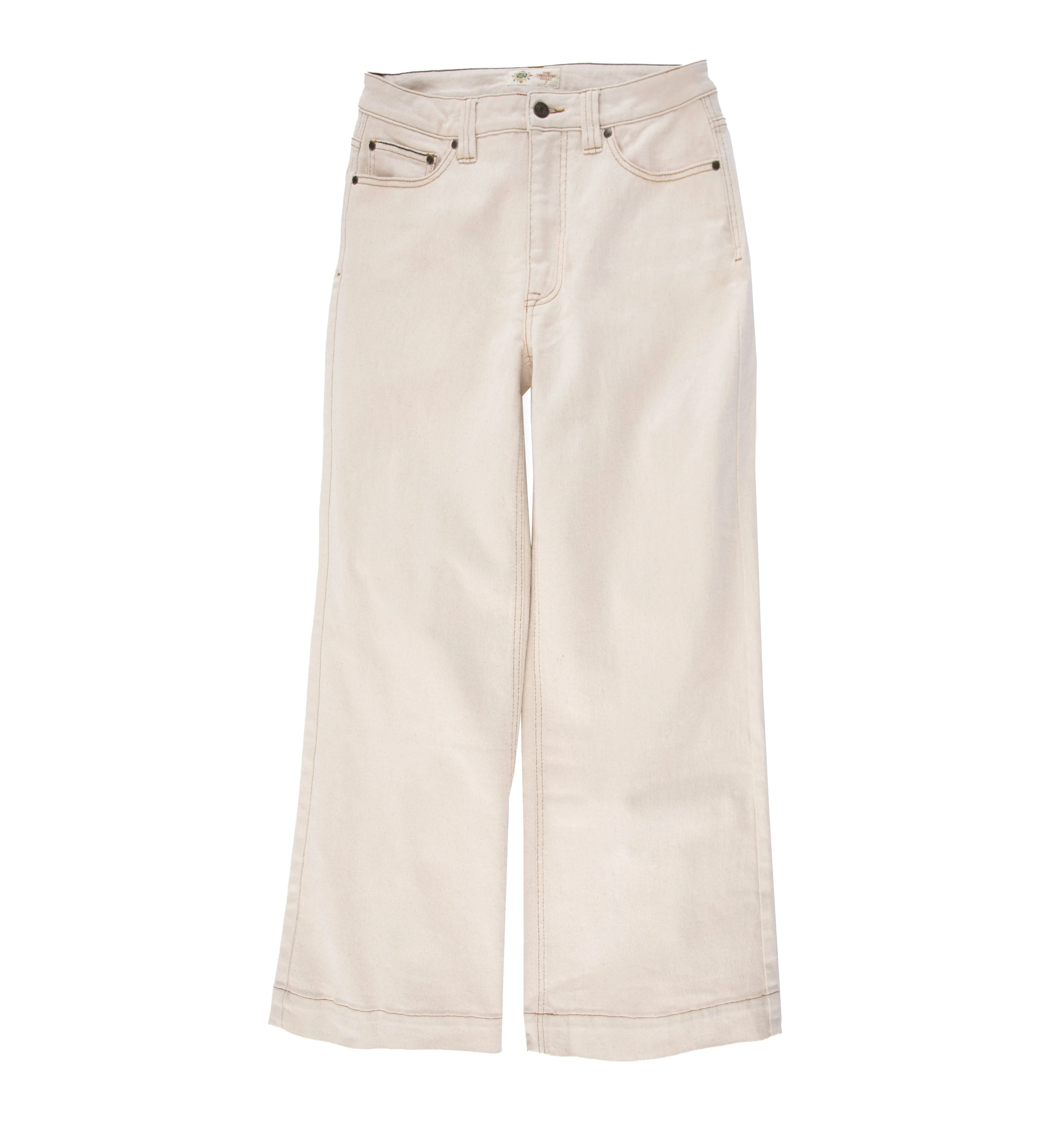 Five Pocket Denim Wide Legs