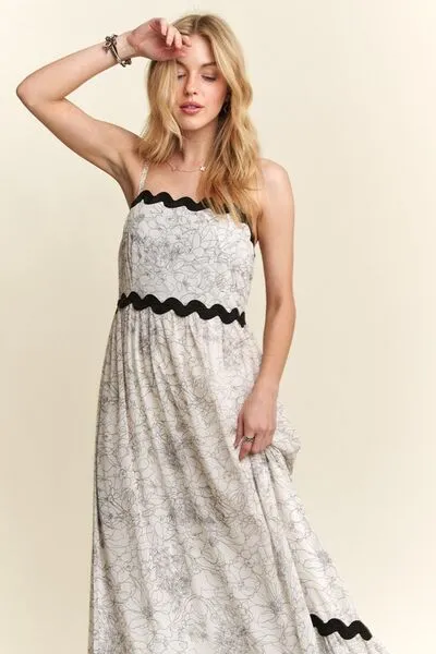 FLORAL MAXI DRESS