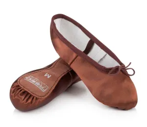 Freed Aspire Brown Satin Ballet Shoe