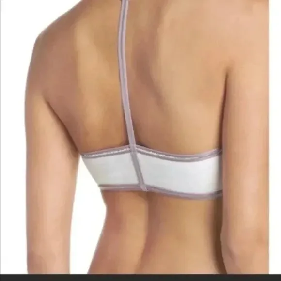 Free People White/Purple Bralette