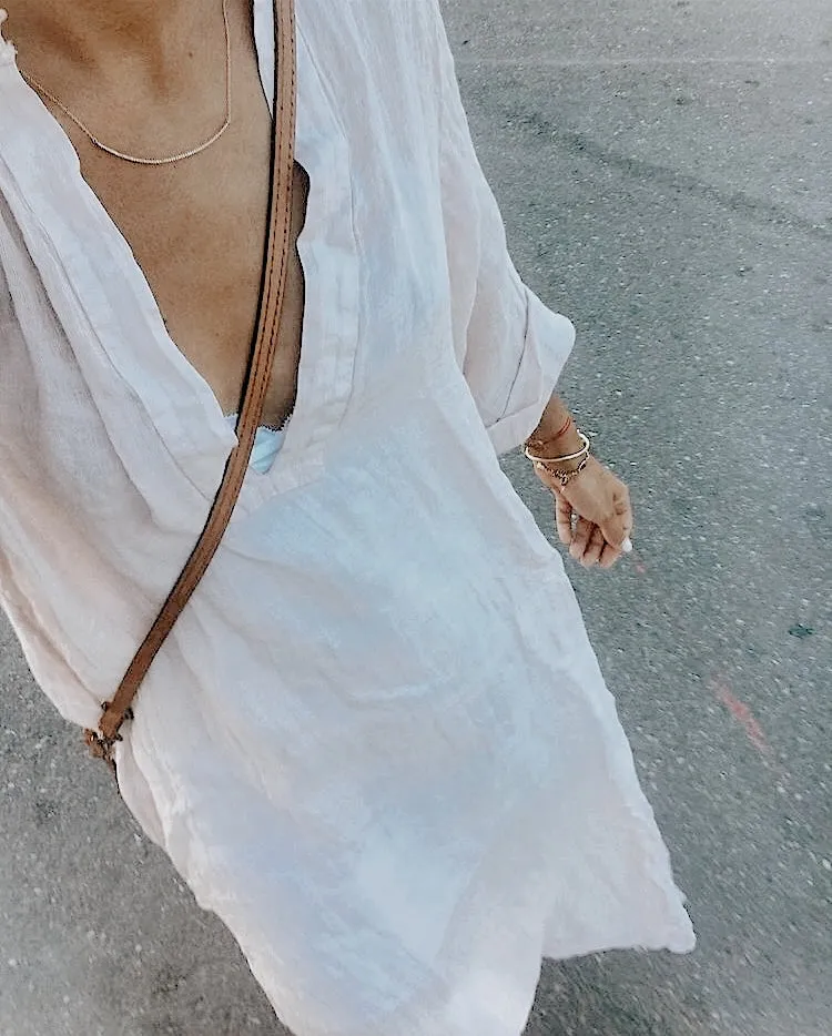 French Linen Tunic Dress