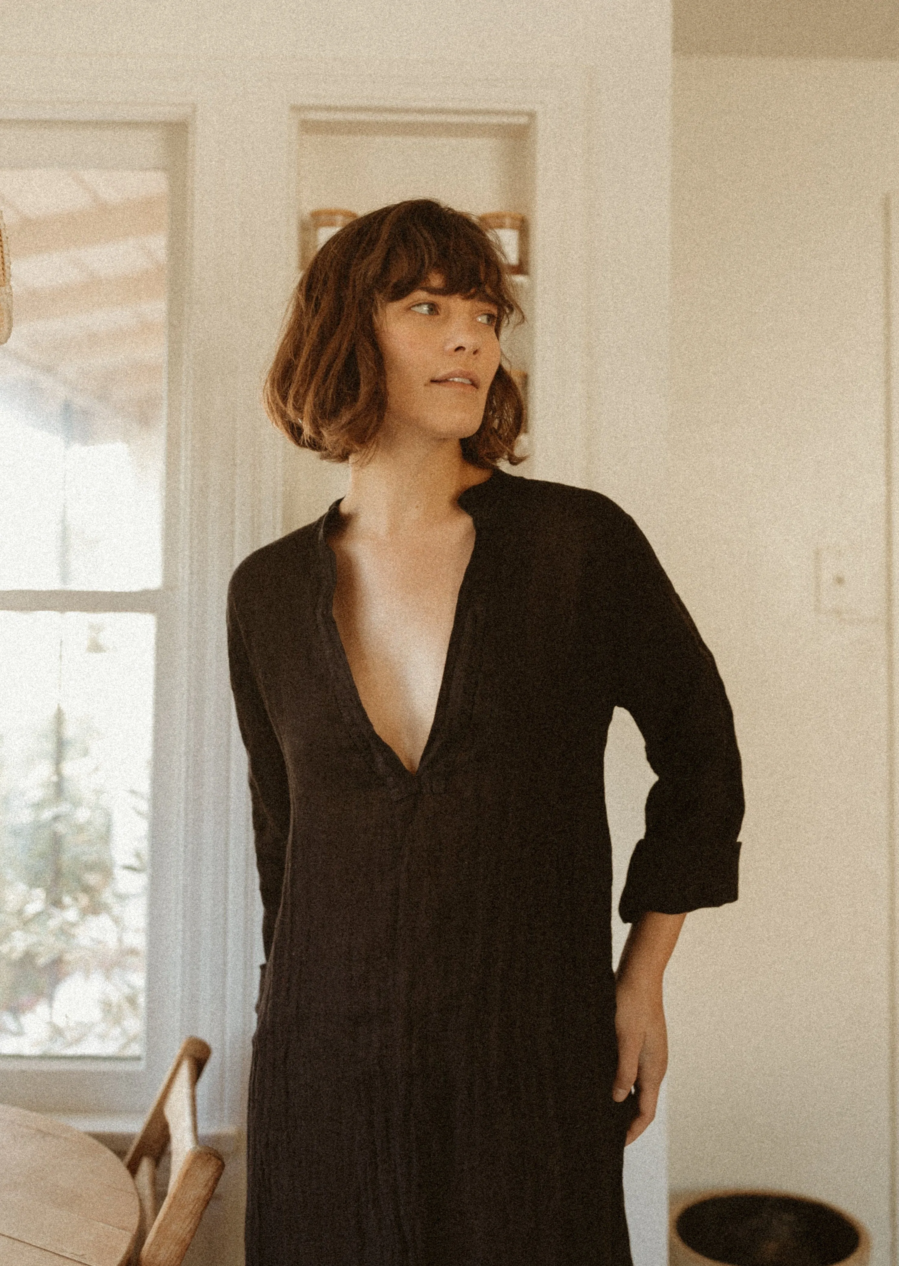 French Linen Tunic Dress