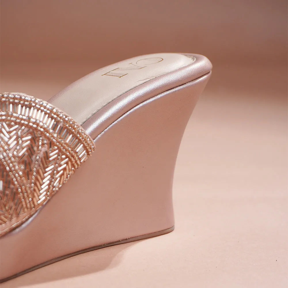 Gilded Wedges - Rose Gold