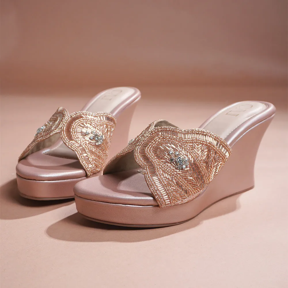 Gilded Wedges - Rose Gold