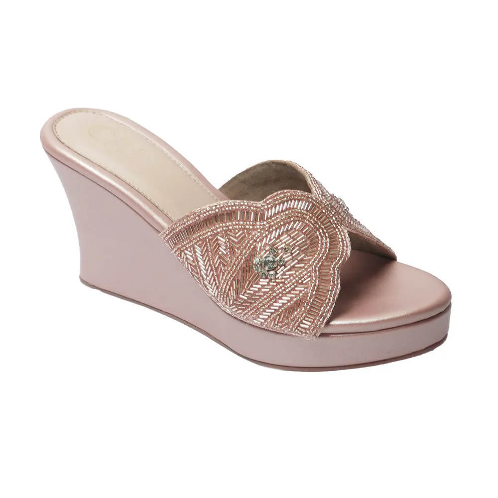 Gilded Wedges - Rose Gold