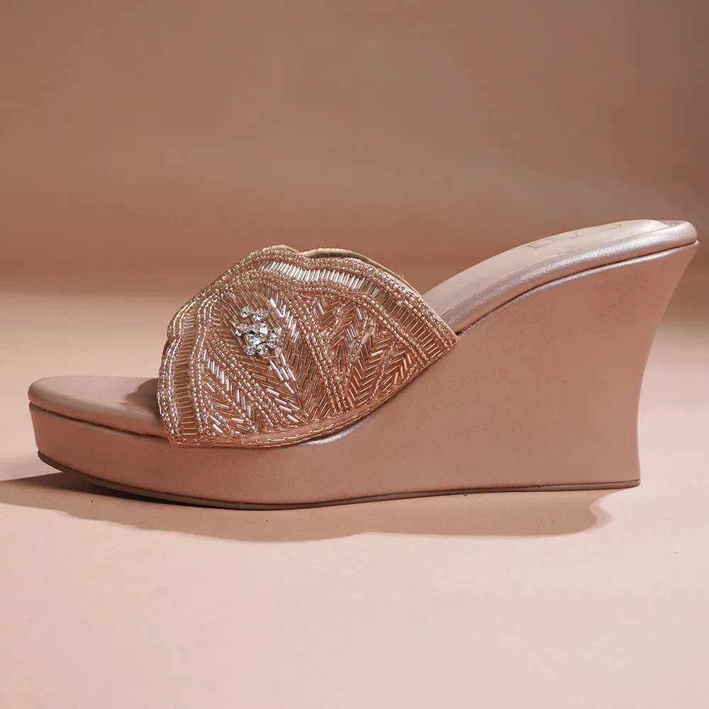 Gilded Wedges - Rose Gold
