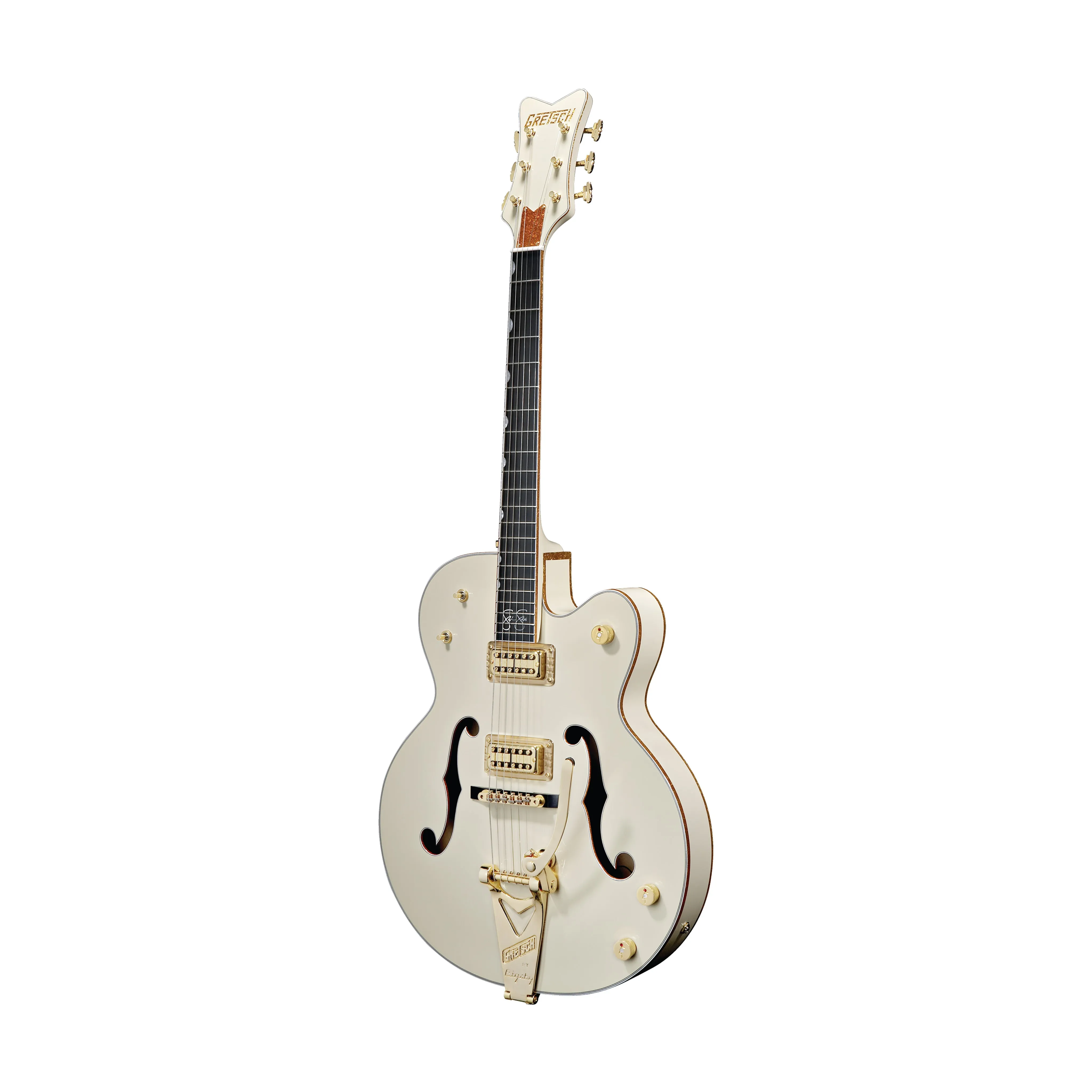 Gretsch G6136-1958 Stephen Stills Signature White Falcon Guitar w/Bigsby, Ebony FB, Aged White