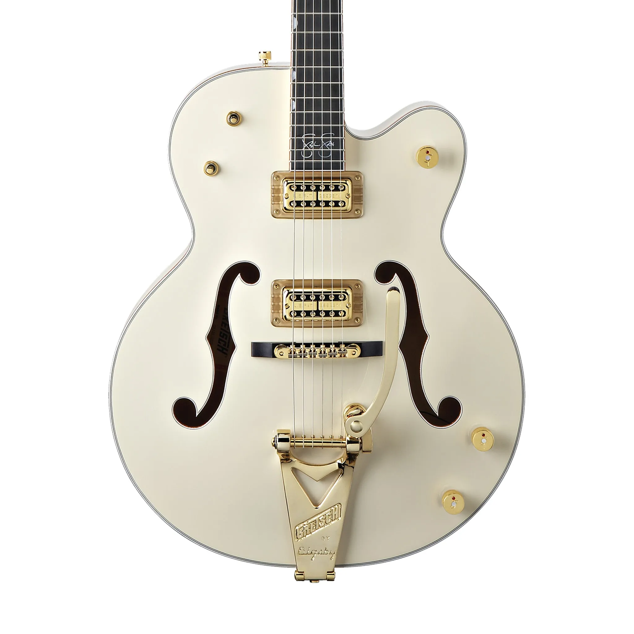 Gretsch G6136-1958 Stephen Stills Signature White Falcon Guitar w/Bigsby, Ebony FB, Aged White