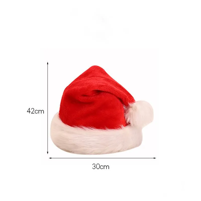 High Quality Plush Santa Hat