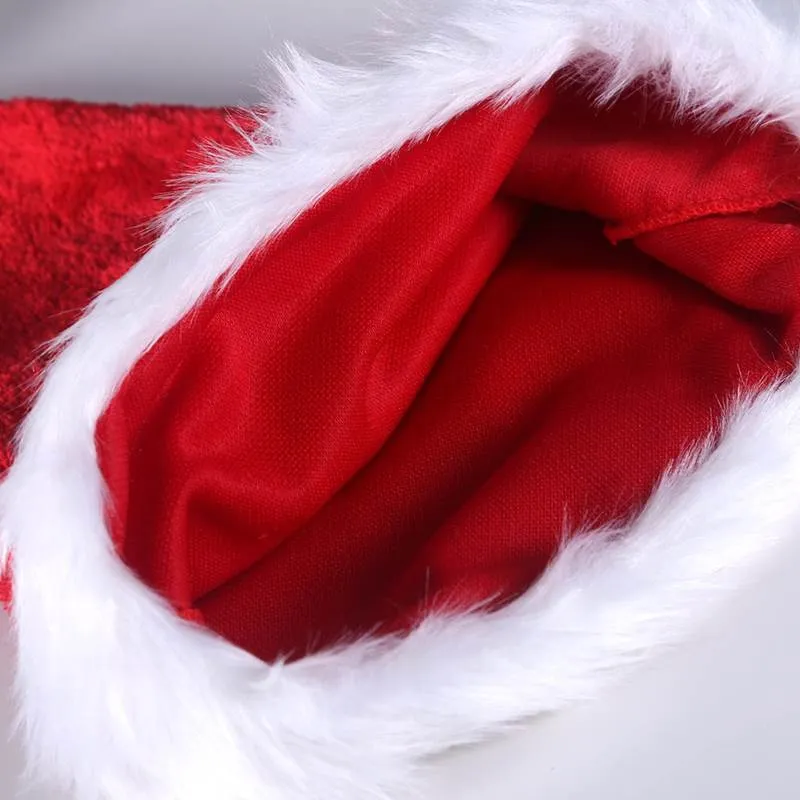 High Quality Plush Santa Hat