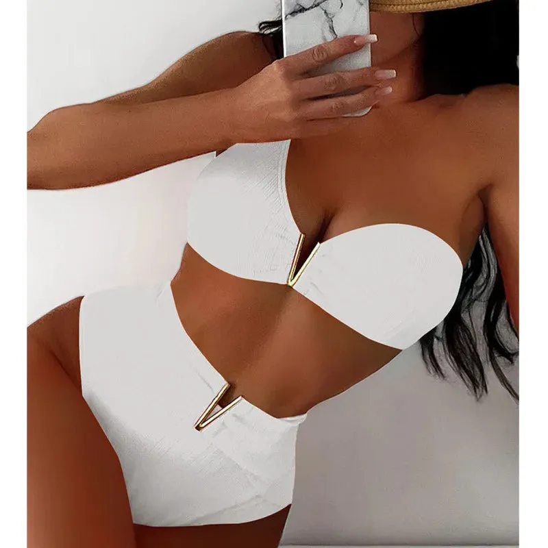 High Waist Brazilian Bikini Set
