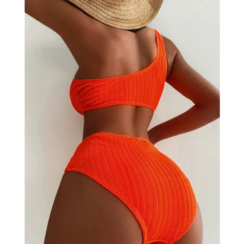 High Waist Brazilian Bikini Set