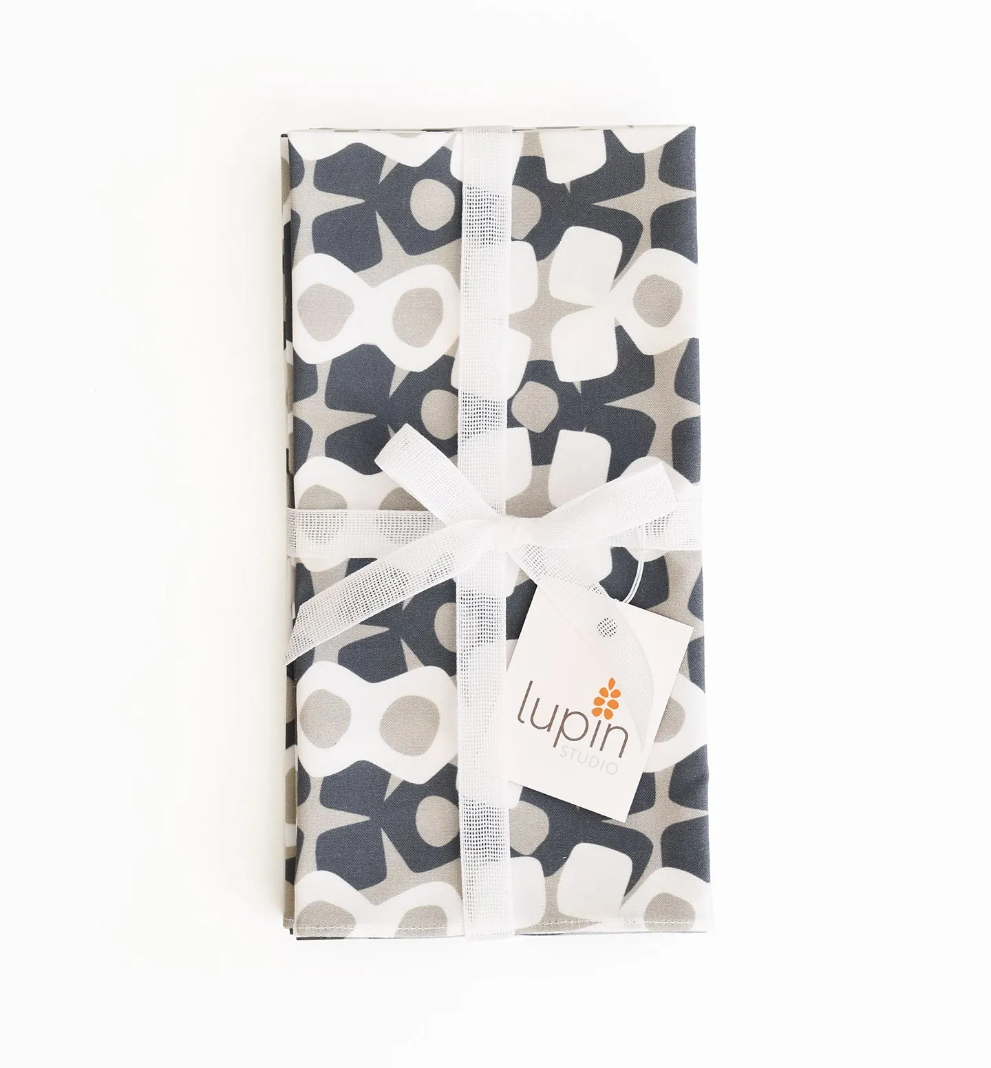 Hoop Kona Cotton Napkin (20x20) – Ink (Set of 4)