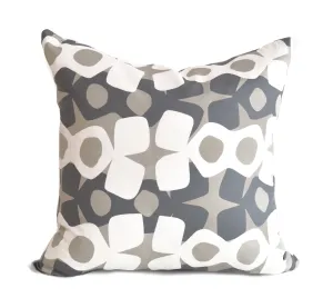 Hoop Linen Cotton Pillow (18x18) – Ink