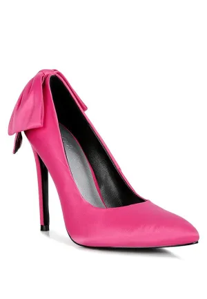 HORNET Satin Stiletto Pump Sandals