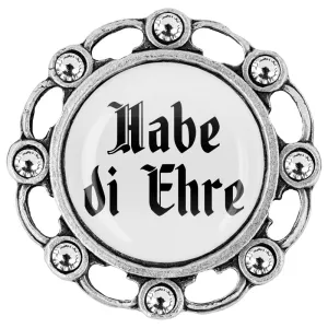 I have the Honor Rhinestone White Brooch