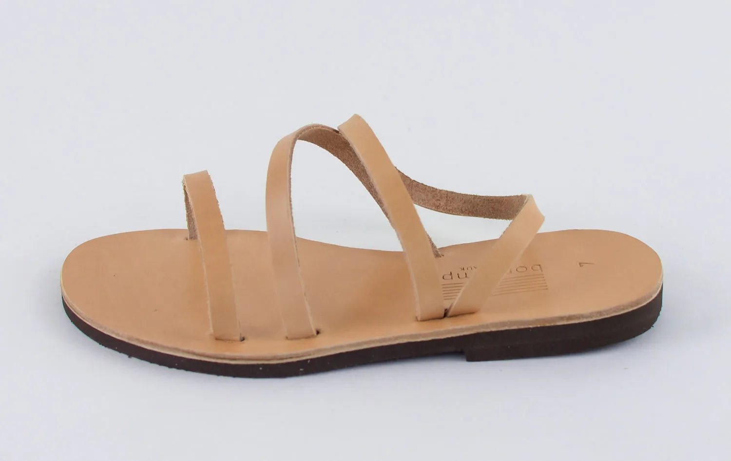 ILLITHYE NATURAL LEATHER SANDALS