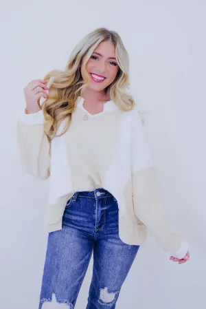 In My Element Color Block Top By POL - 6 Colors