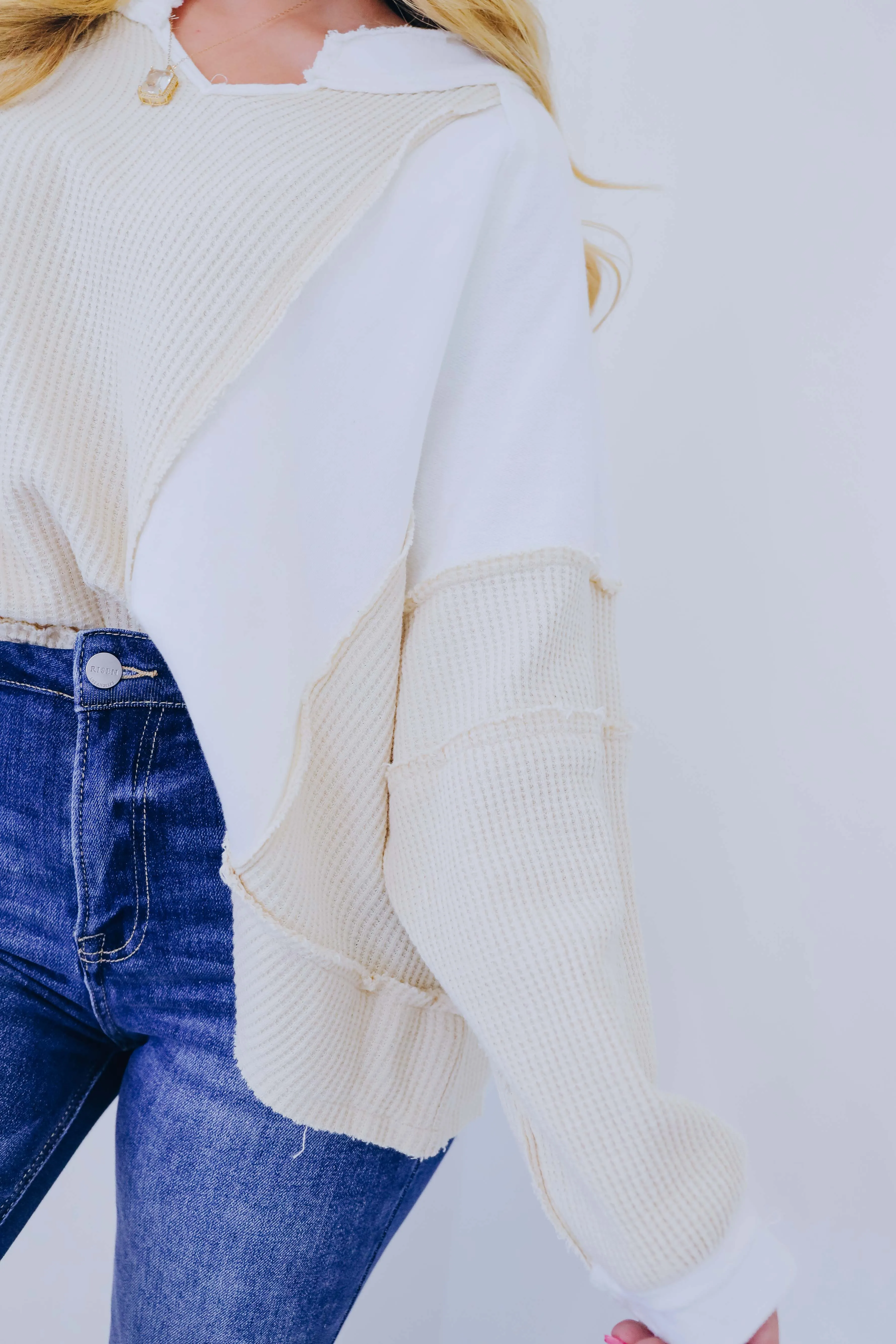 In My Element Color Block Top By POL - 6 Colors