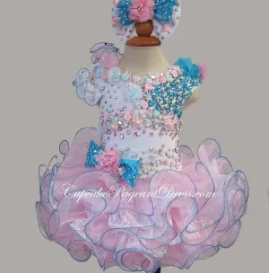 Infant/toddler/baby/children/kids Girl's Pageant Dress for birthday,wedding,bridal,gift 1~4T