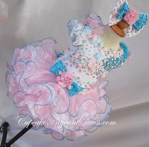 Infant/toddler/baby/children/kids Girl's Pageant Dress for birthday,wedding,bridal,gift 1~4T