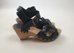 Isabel Marant black leather clogs size 37