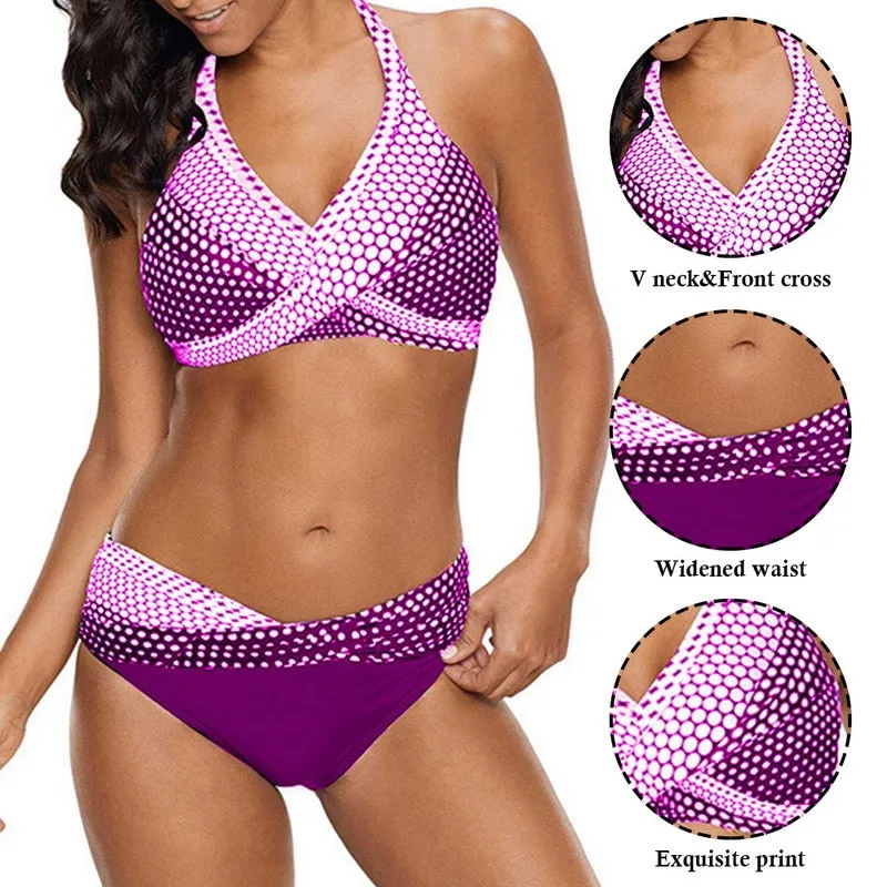 Jane Retro Halter Bikini