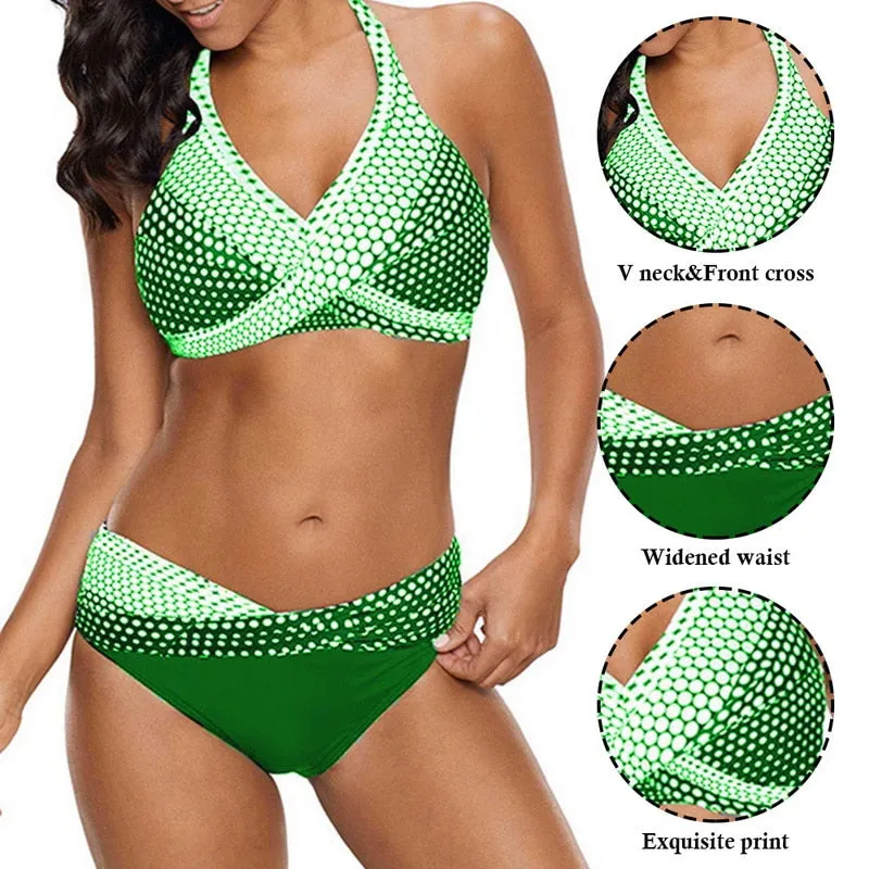 Jane Retro Halter Bikini