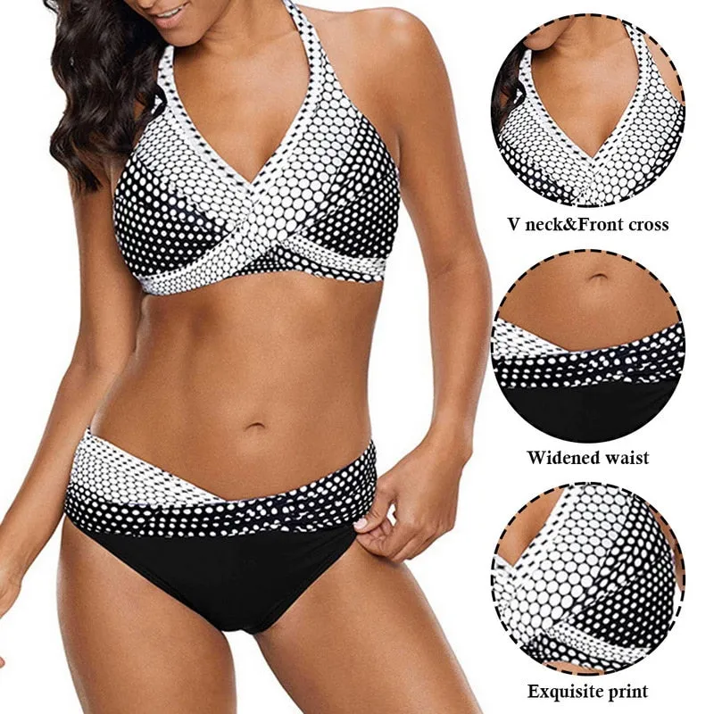 Jane Retro Halter Bikini