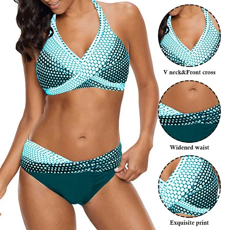 Jane Retro Halter Bikini