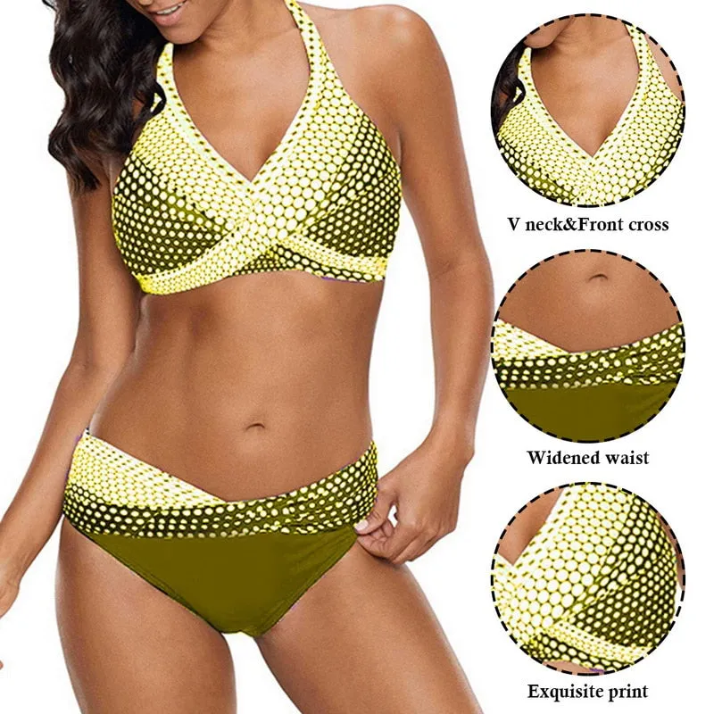 Jane Retro Halter Bikini