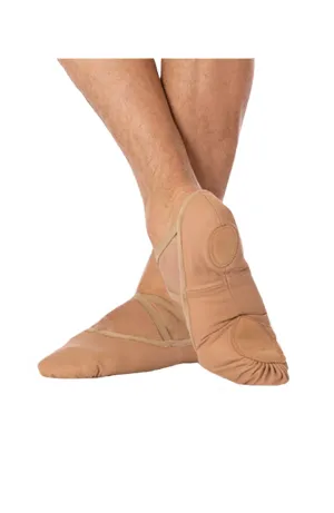 Jazzy Tan totalSTRETCH Canvas Ballet Slippers - Adult