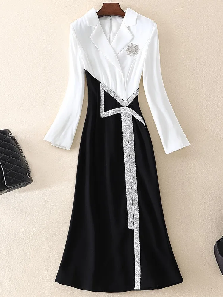 Jia VARNA White  Suit Women's Luxury 2025 Summer New European Goods Dress Women's Banquet Temperament