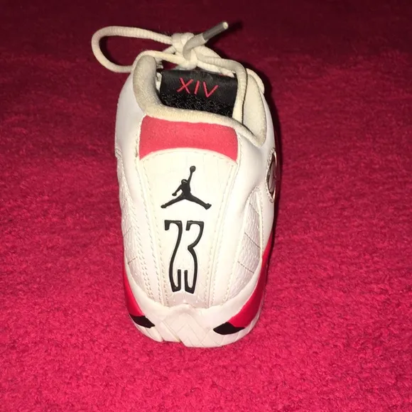 🔥Jordan 14 Retro White/Red/Hyper Royal  12c❤️🔥