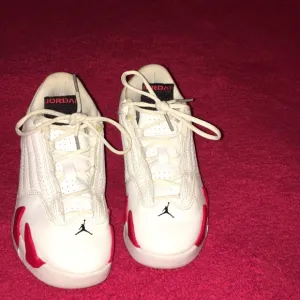 🔥Jordan 14 Retro White/Red/Hyper Royal  12c❤️🔥