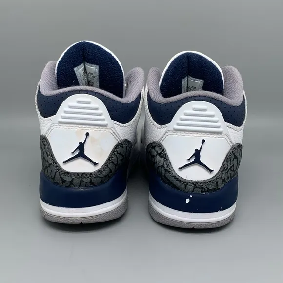 Jordan 3 Retro Midnight Navy Shoes Toddler Sz 11C