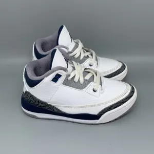 Jordan 3 Retro Midnight Navy Shoes Toddler Sz 11C