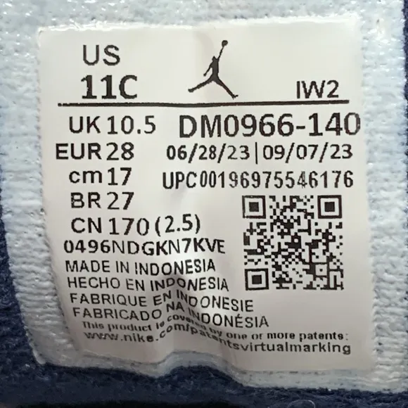 Jordan 3 Retro Midnight Navy Shoes Toddler Sz 11C