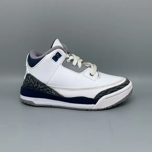 Jordan 3 Retro Midnight Navy Shoes Toddler Sz 11C