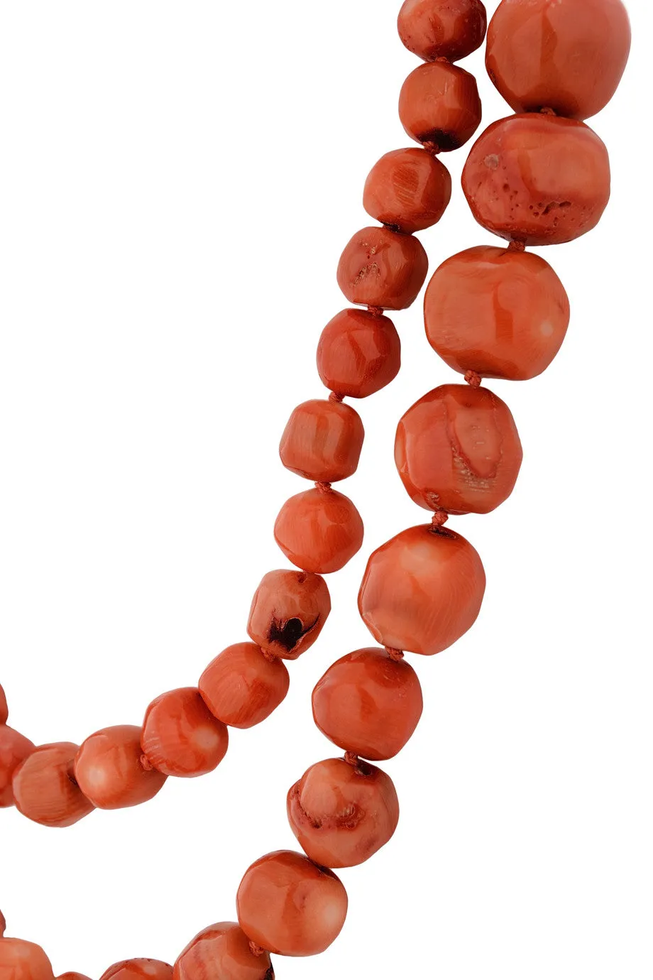 KENNETH JAY LANE LATIFA Coral Stones Necklace