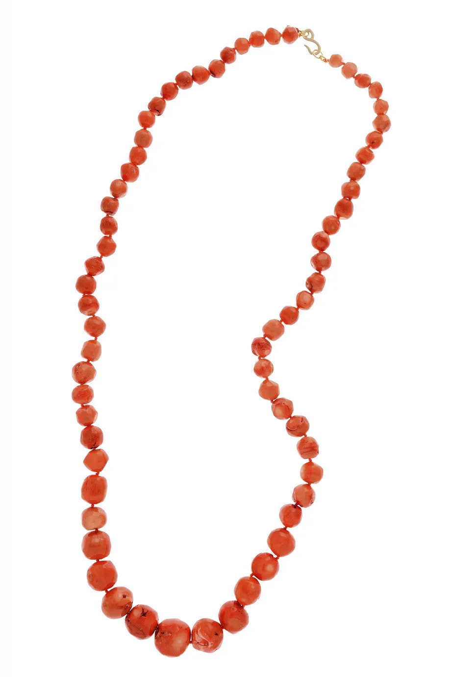KENNETH JAY LANE LATIFA Coral Stones Necklace