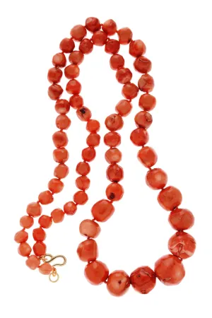 KENNETH JAY LANE LATIFA Coral Stones Necklace
