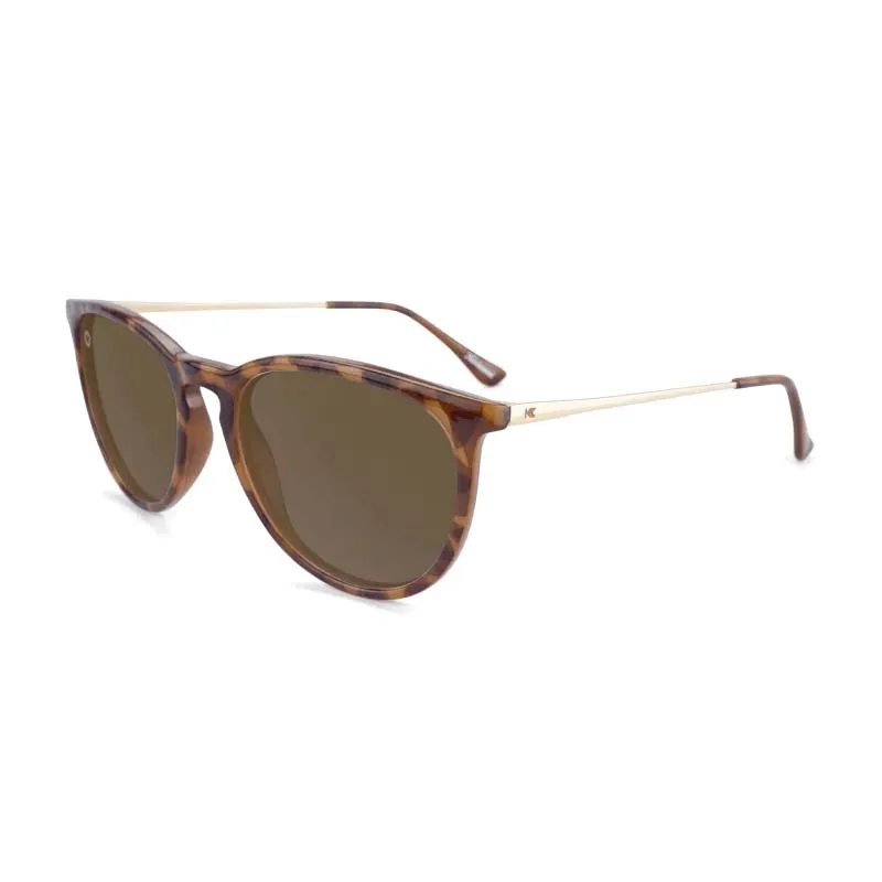 Knockaround® Mary Janes Sunglasses in Glossy Blonde Tortoise and Amber