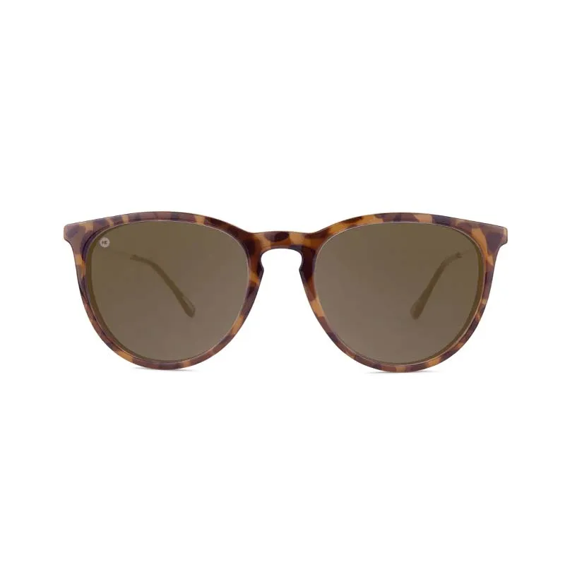 Knockaround® Mary Janes Sunglasses in Glossy Blonde Tortoise and Amber