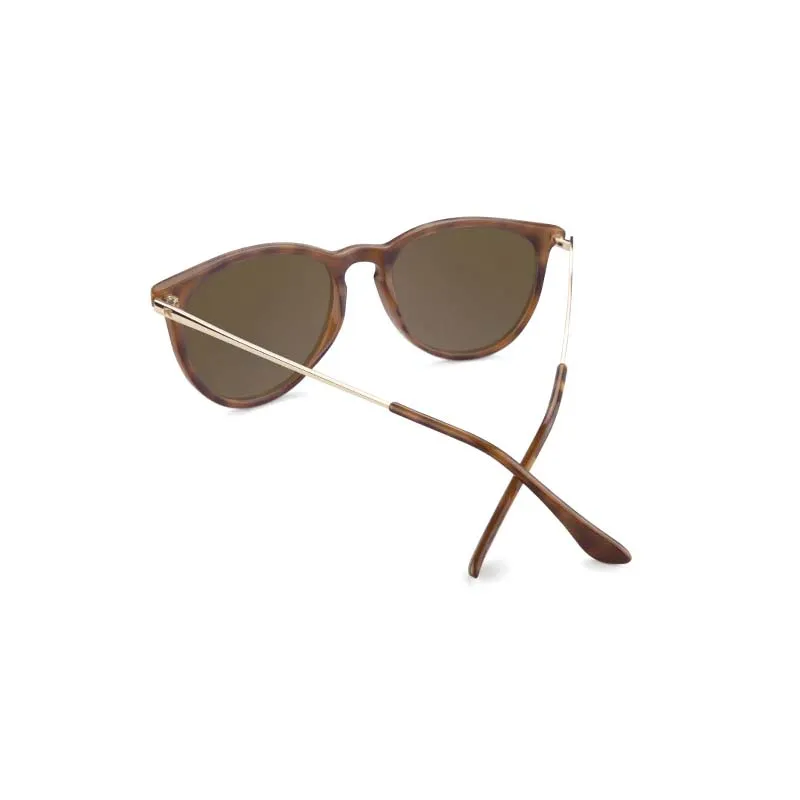Knockaround® Mary Janes Sunglasses in Glossy Blonde Tortoise and Amber
