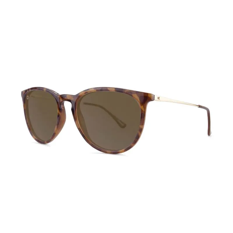 Knockaround® Mary Janes Sunglasses in Glossy Blonde Tortoise and Amber