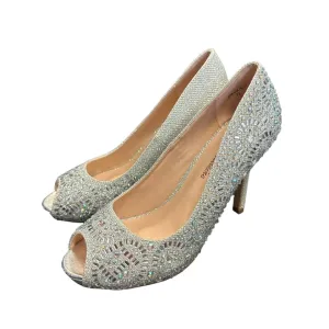 LAUREN LORRAINE RHINESTONE HEELS - 119  SZ 7.5 $19.99