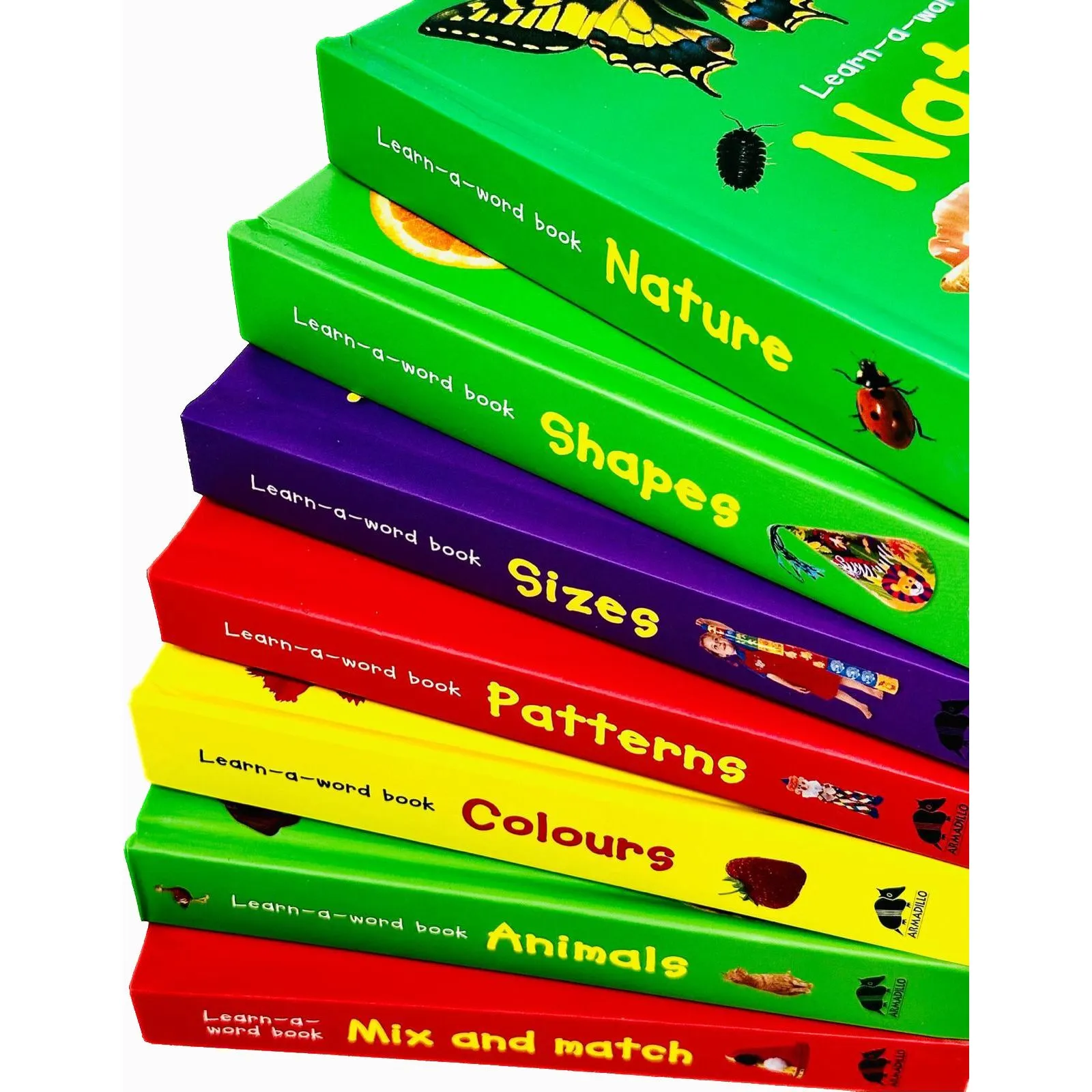 Learn-a-Word Picture Board Book Collection 7 Books Set By Nicola Tuxworth